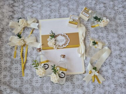 Комплект за кръщене "Златно сияние"