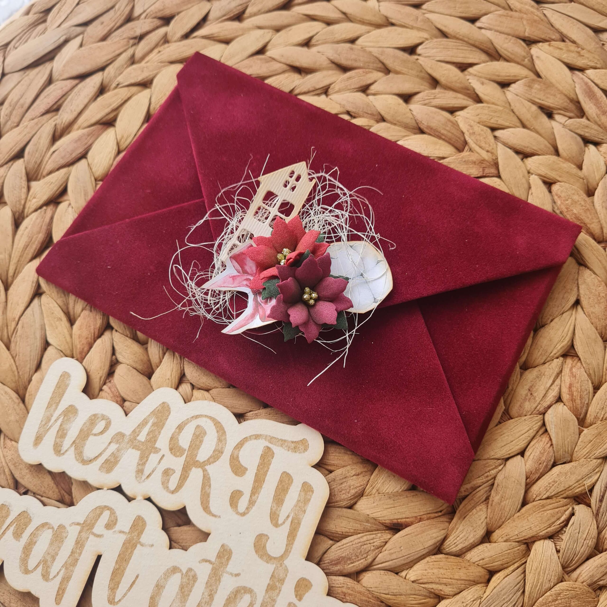 20251014_125423 Луксозна коледна картичка плик - Image 1