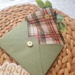 Луксозна коледна картичка плик в зелено - Image 2