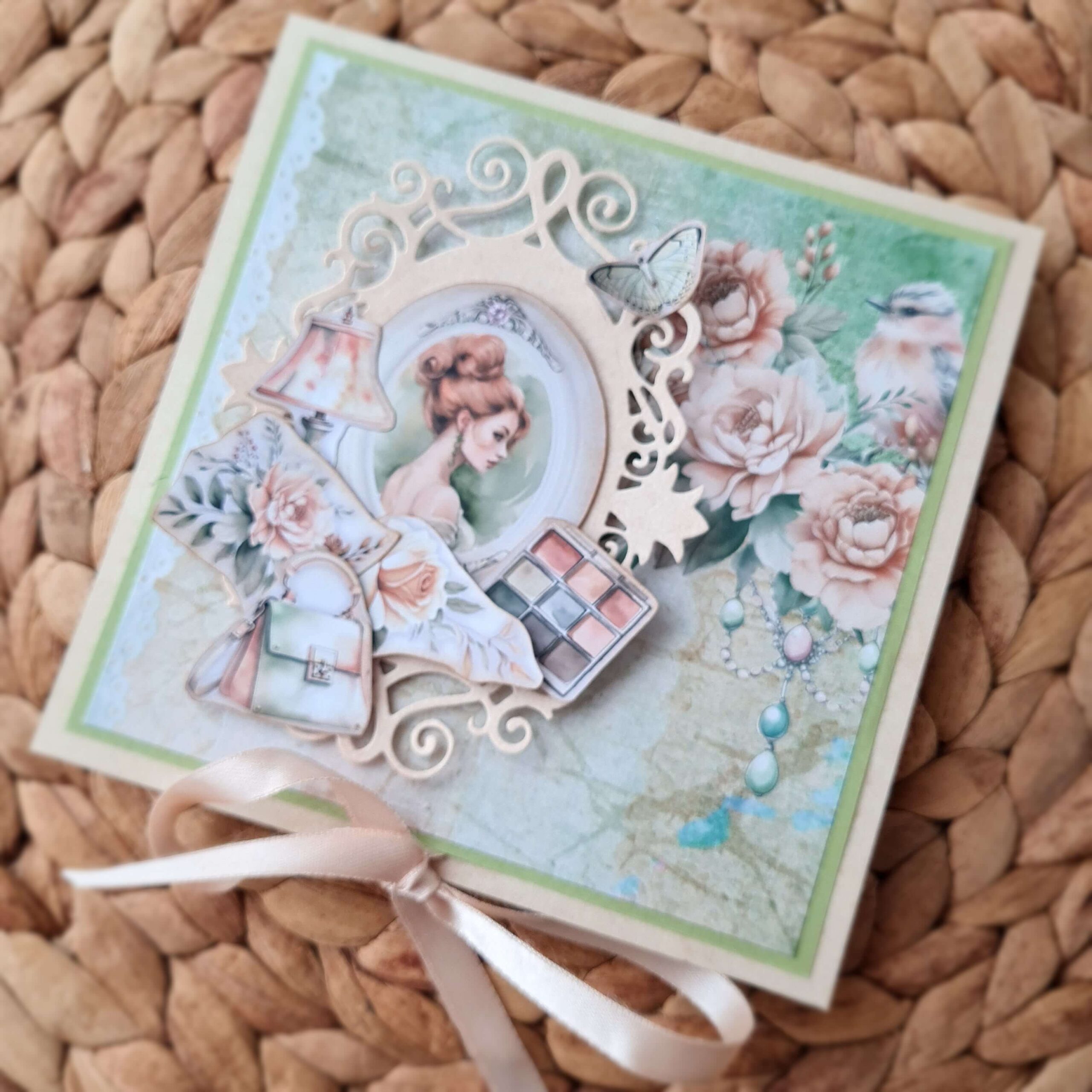 20250405_145055 Дамска картичка "Винтидж ноти" - Image 1