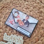 Мъжка картичка за абитуриентски бал плик